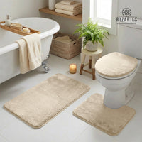 Thumbnail for Ultra Soft Bathroom Commode Set (3 PCS)