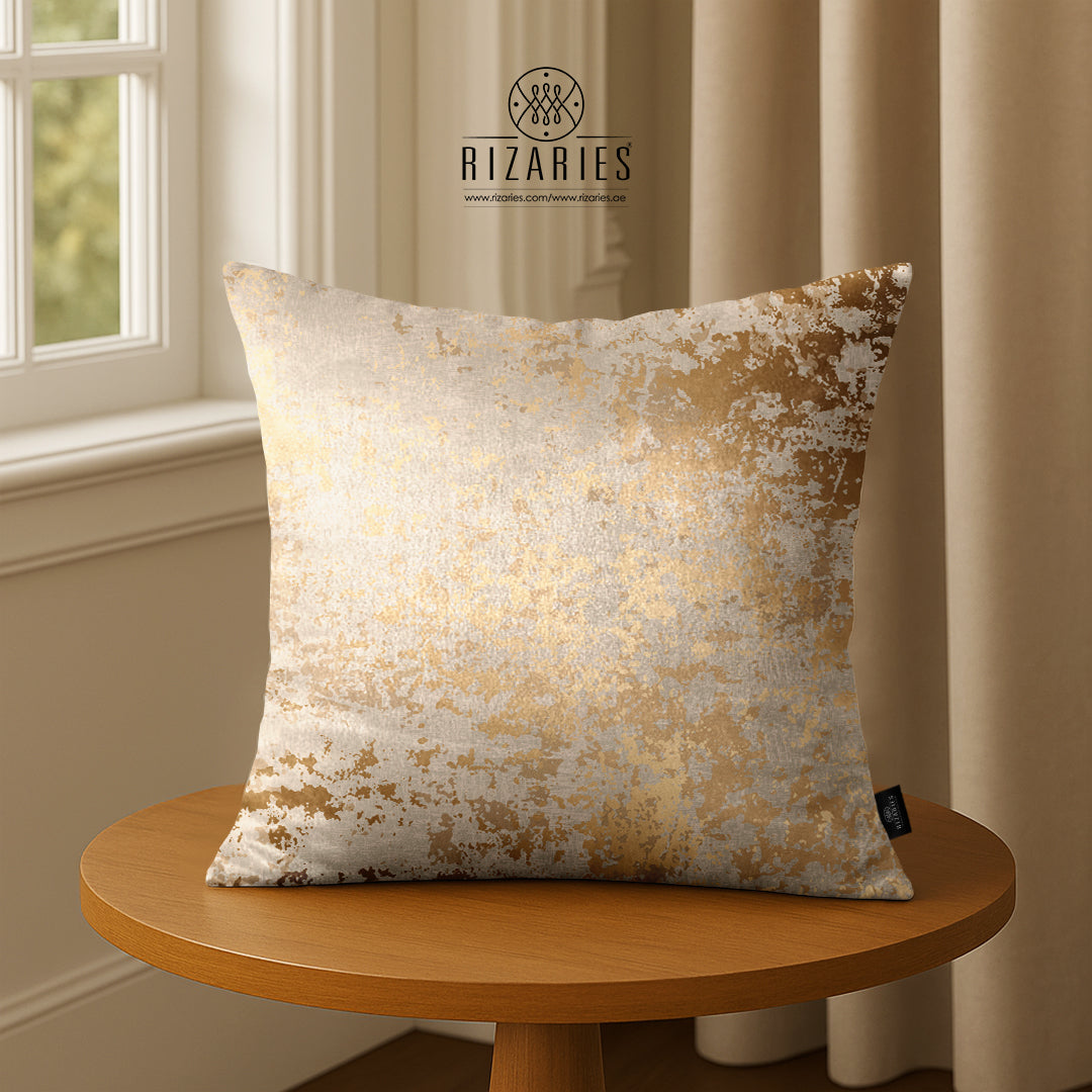 SuperSoft Beige Gold Pattern