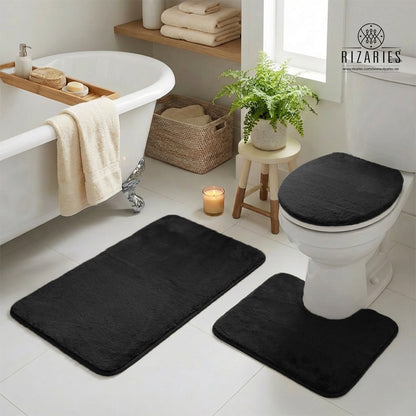 Ultra Soft Bathroom Commode Set (3 PCS)