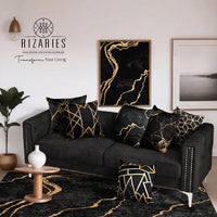 New Black Gold Abstract Bundle of 8 (READ DESCRIPTION)