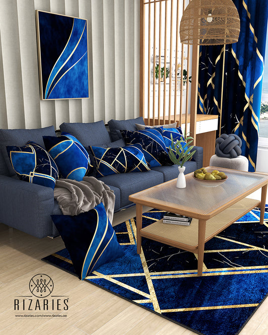 Blue Geometric Bundle of 9 (READ DESCRIPTION)