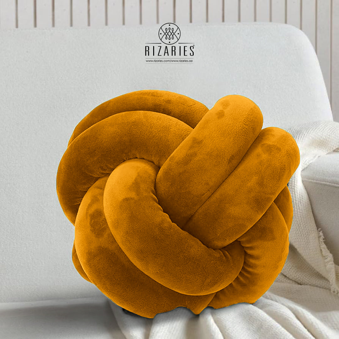 Soft Small Knotted Cushion 23 cm