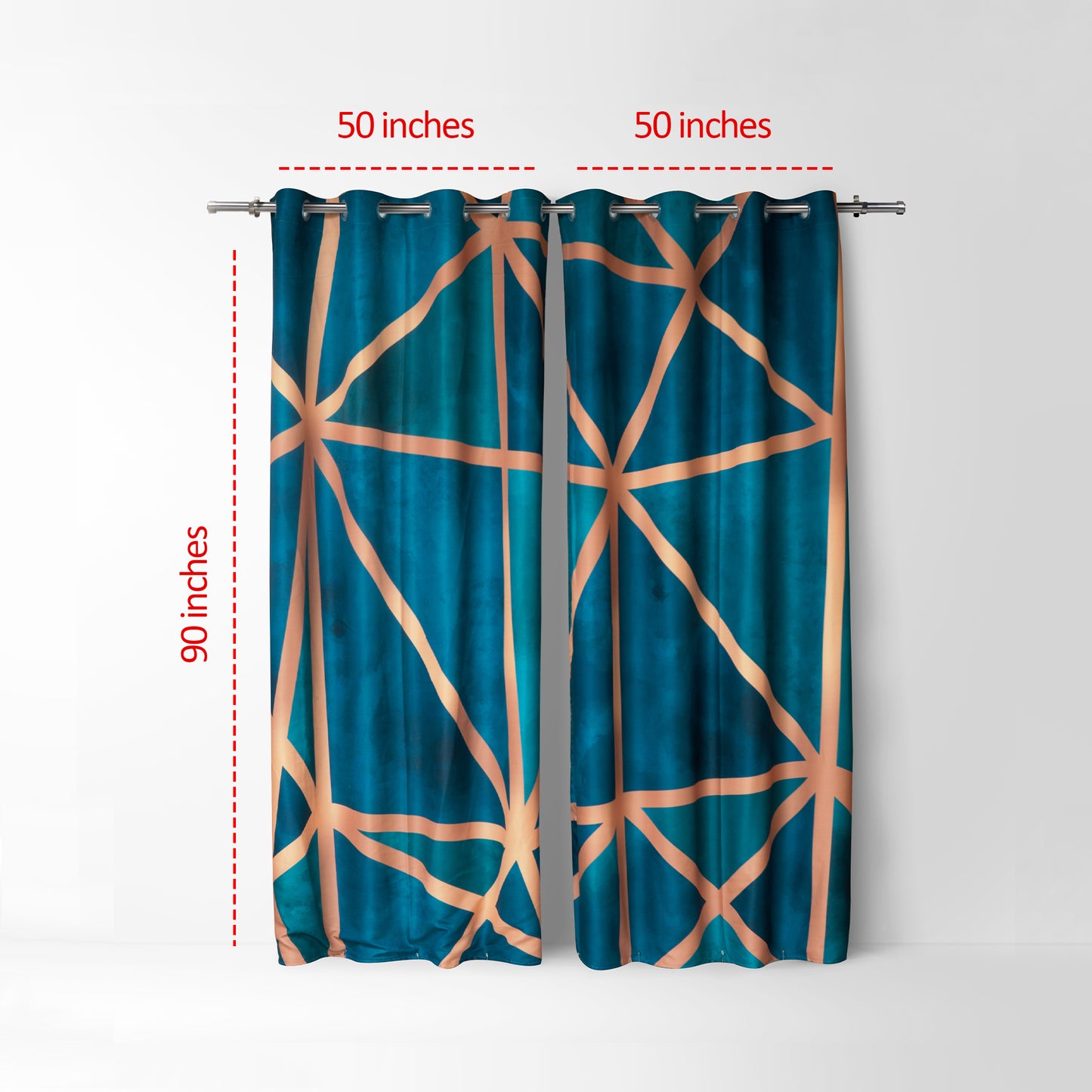 Emerald & Copper Curtains