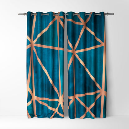 Emerald & Copper Curtains