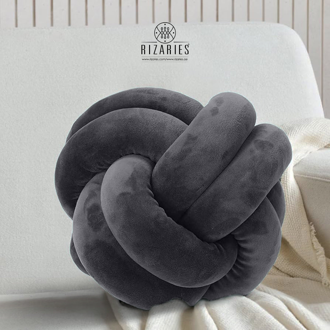 Soft Small Knotted Cushion 23 cm