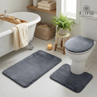 Thumbnail for Ultra Soft Bathroom Commode Set (3 PCS)