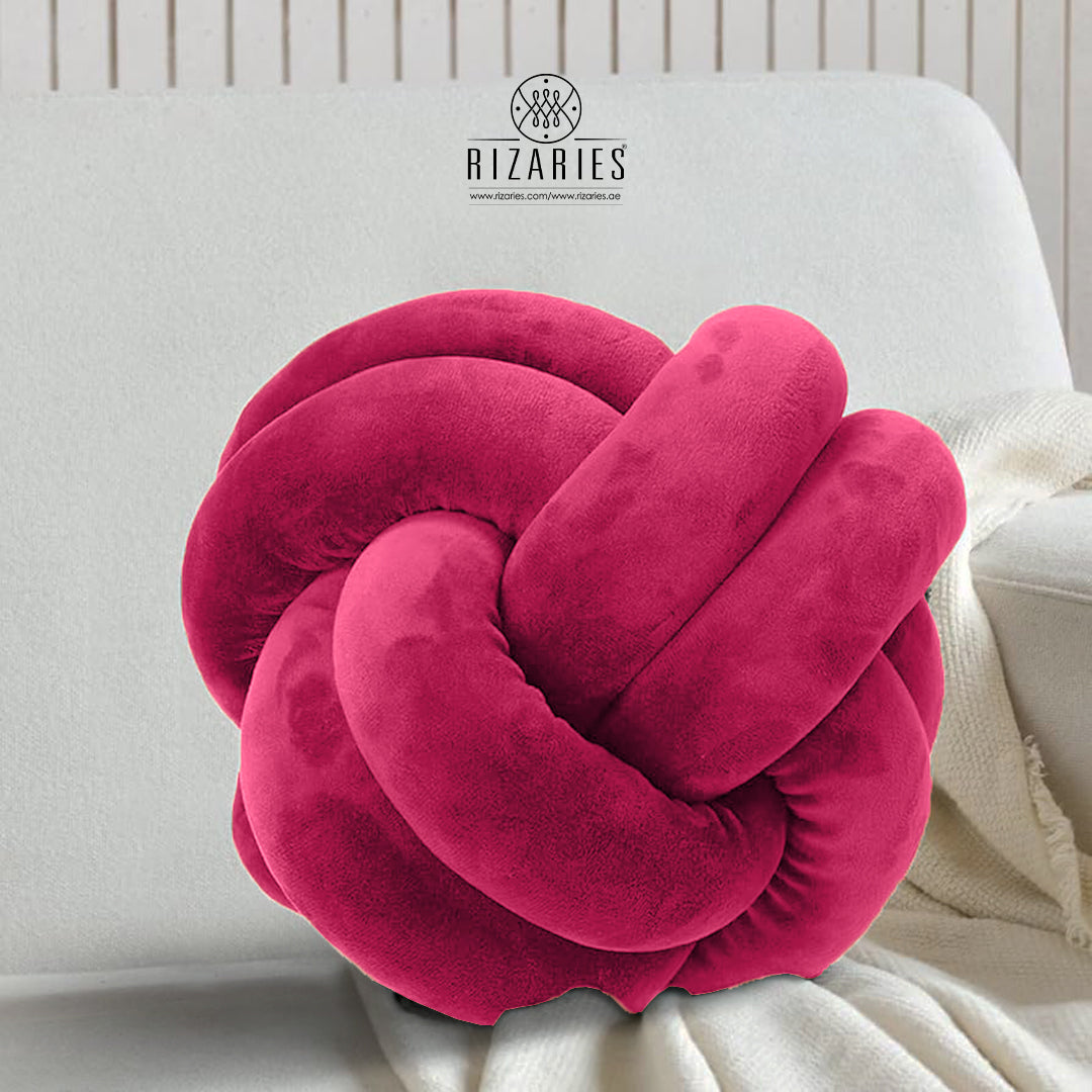 Soft Small Knotted Cushion 23 cm