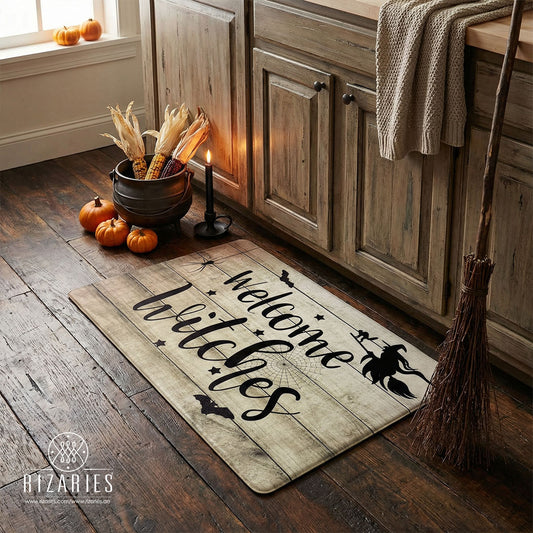 Welcome Witches Halloween Kitchen Mat