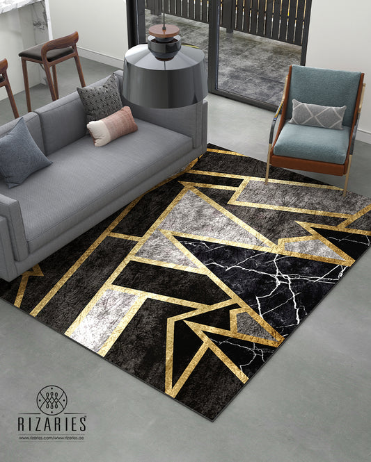 Grey Mosaic Centerpiece (Rug)