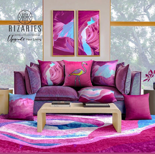 Shades of Pink Throw Cushions Set of 6