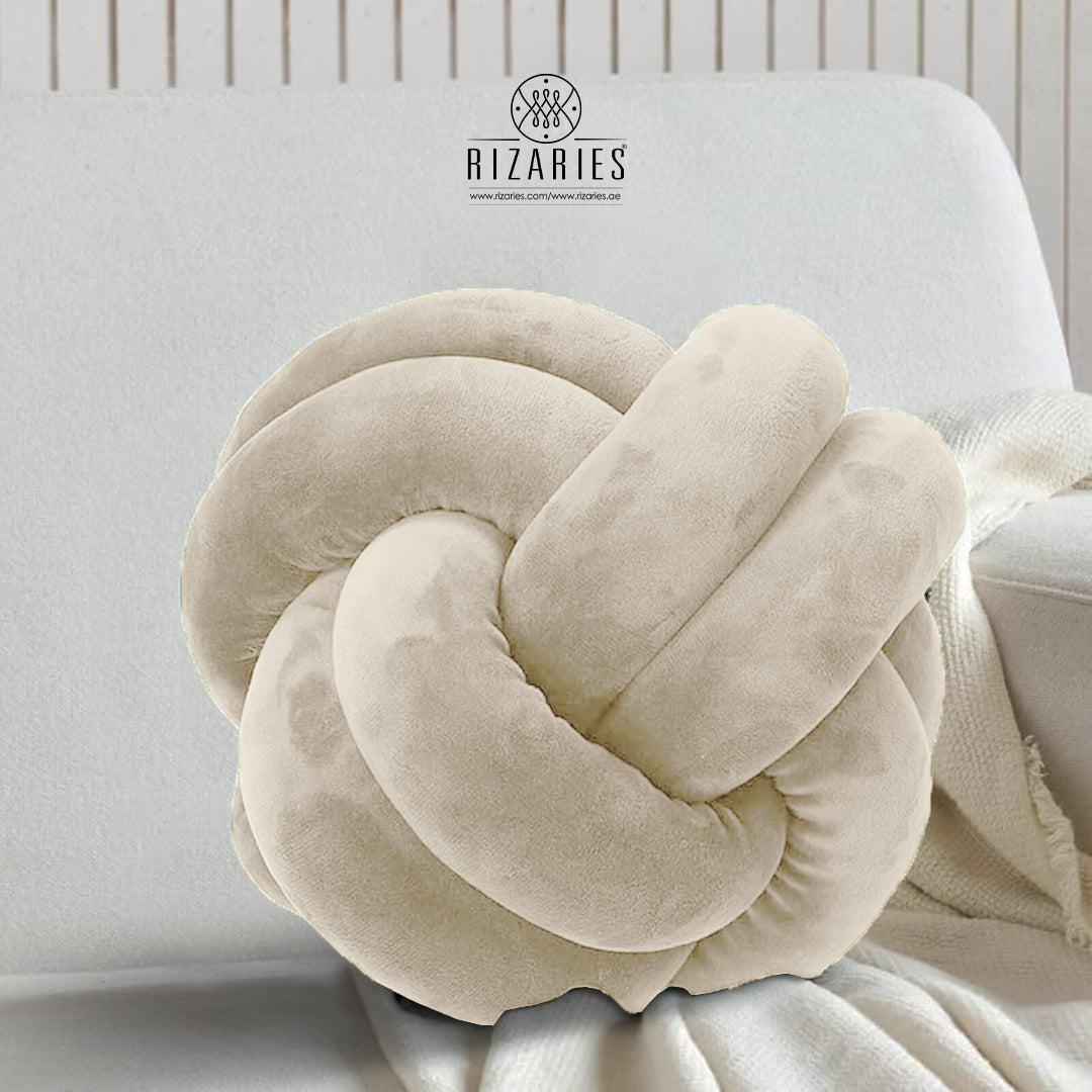 Soft Small Knotted Cushion 23 cm