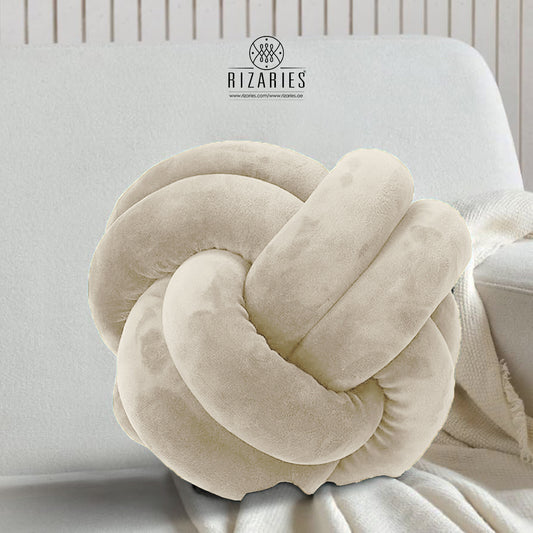Soft Small Knotted Cushion 23 cm