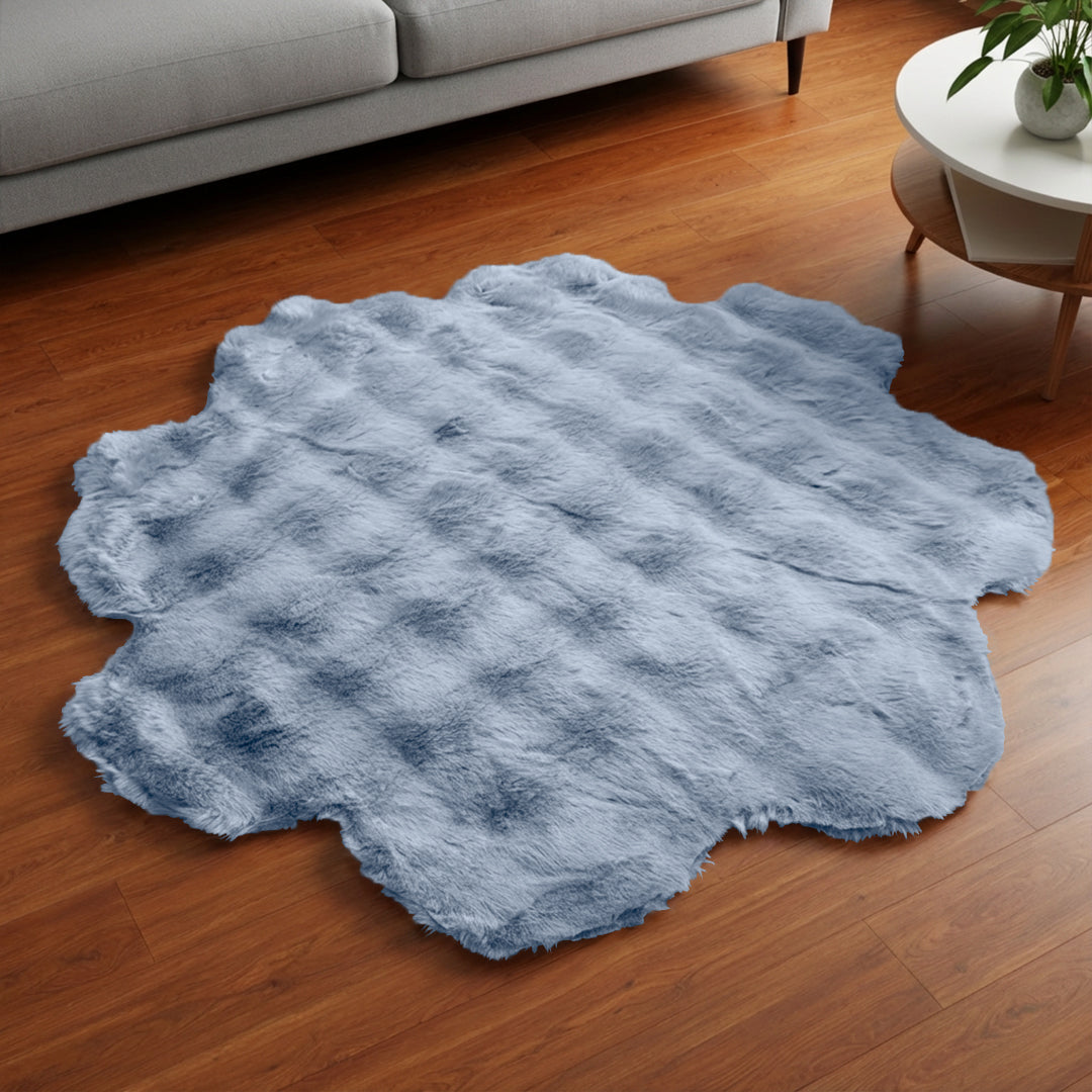 SuperSoft Box Style Fur Flower Mat