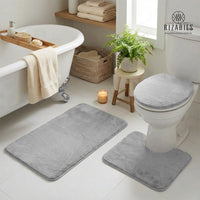 Thumbnail for Ultra Soft Bathroom Commode Set (3 PCS)