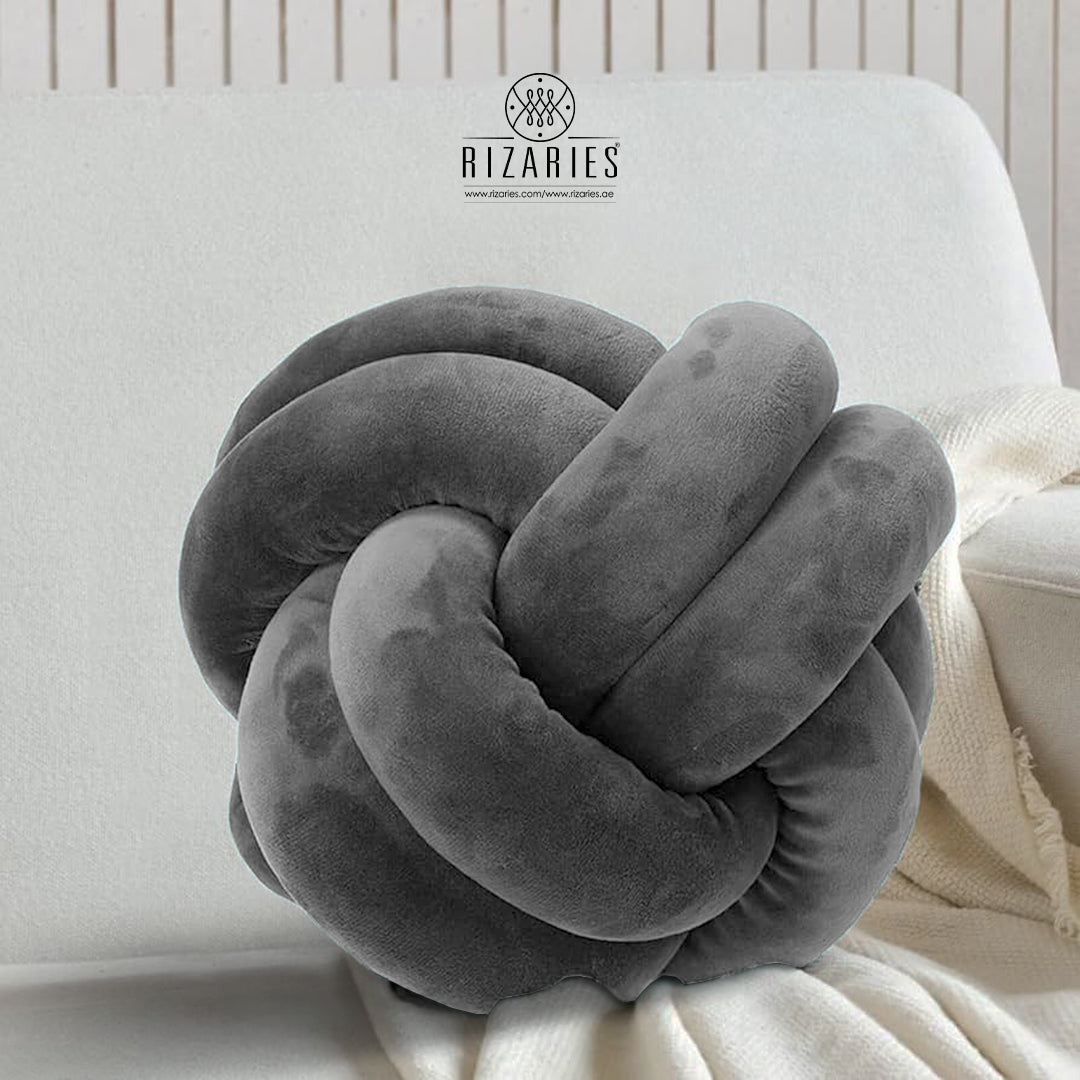 Soft Small Knotted Cushion 23 cm