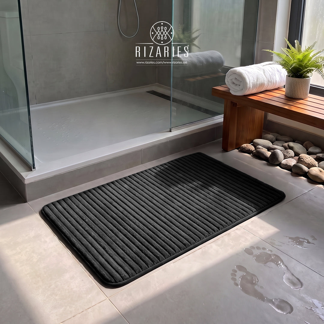 SuperSoft Memory Cut Design Door/Bath Mat