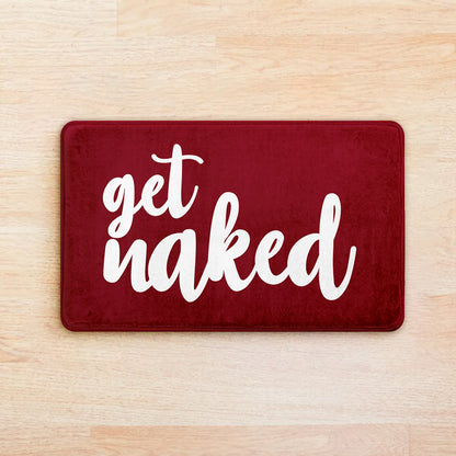 Supersoft Burgundy Get Nak Door Mat