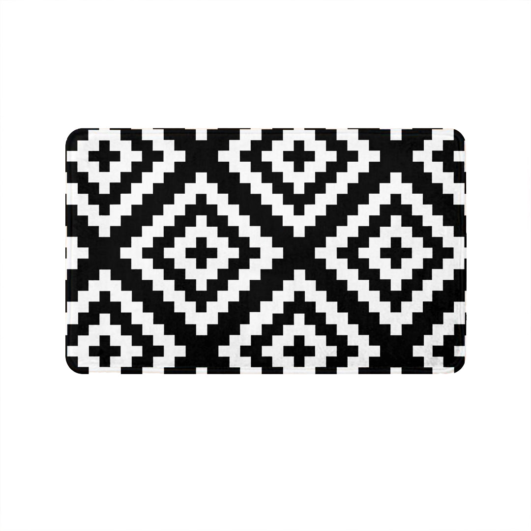 SuperSoft Black & White Door Mat