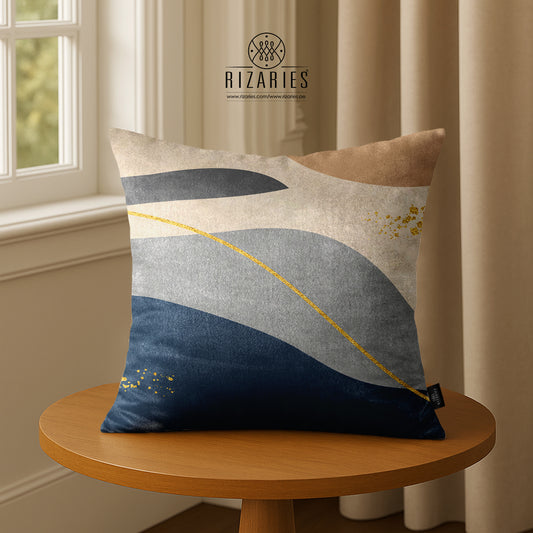 SuperSoft Navy Beige Wavy