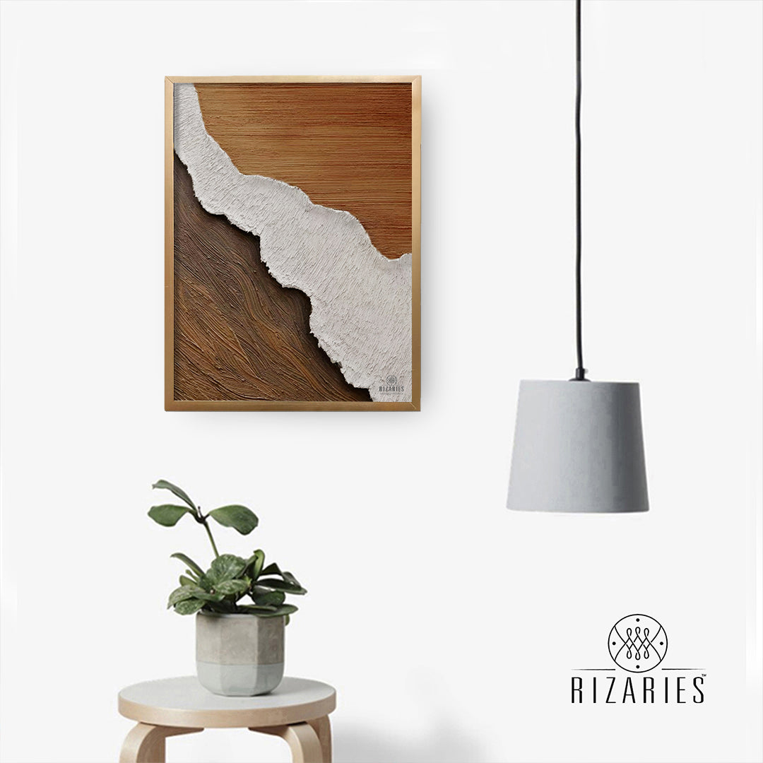 Whispers of Wood & Snow Canvas Painting