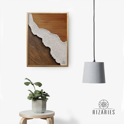 Whispers of Wood & Snow Canvas Painting