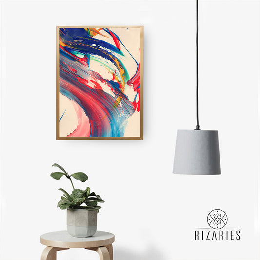 Color Wave Handmade Painting