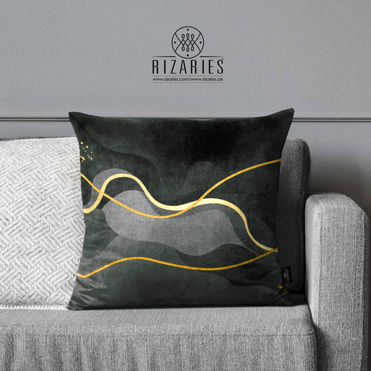 SuperSoft Shades of Grey Wavy Throw Pillow
