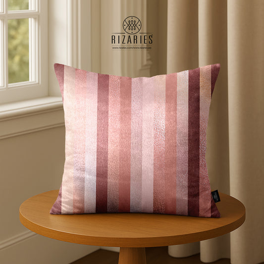 SuperSoft Stained Pink Geometric Throw Pillow