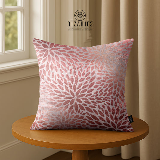 SuperSoft Stained Pink Geo Throw Pillow