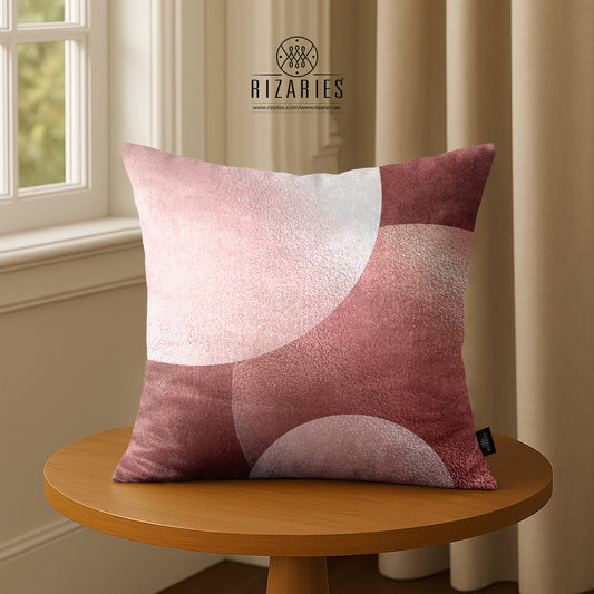 SuperSoft Pink Round Throw Pillow