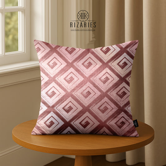 SuperSoft Stained Pink Diamond Throw Pillow