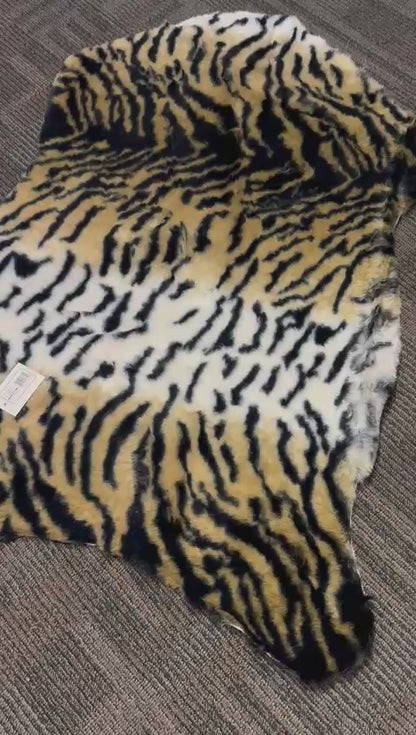 SuperSoft Tiger Skin Imitation Fur Skin/Rug