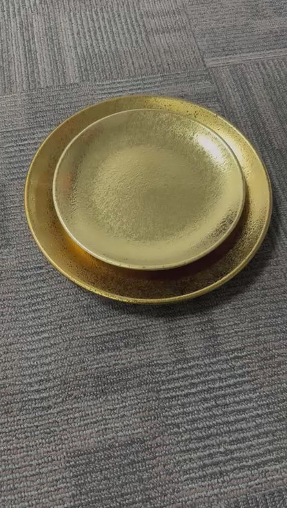 Full Gold Porcelain Plate