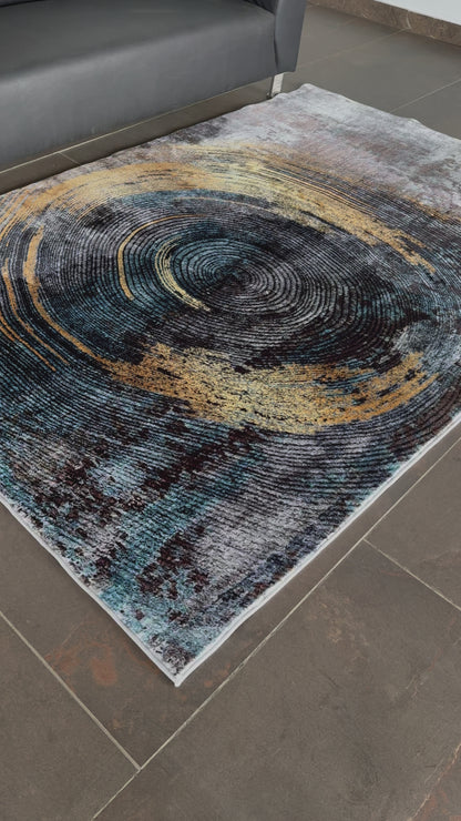 Supersoft Solar Pattern Luxury Centerpiece (Rug)