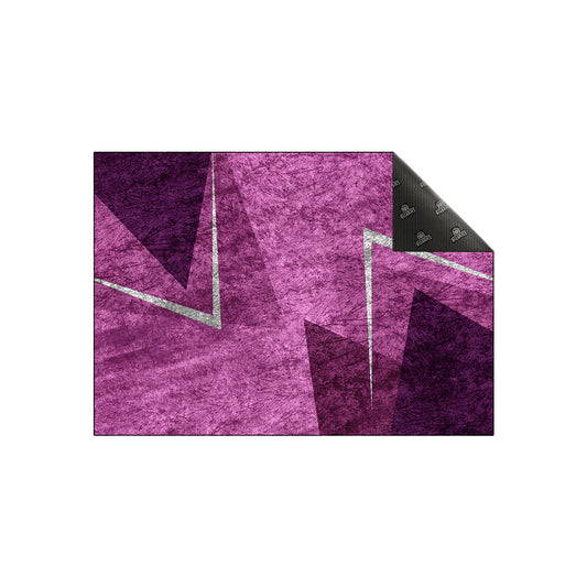 Shades of Purple Traingle Centerpiece (Rug)