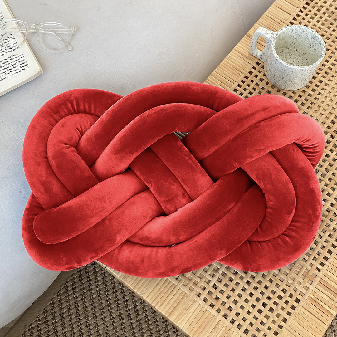 Soft Big Knotted Cushion 30x45 CM