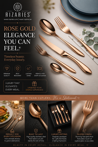 Classic Rose Gold Cutlery Set
