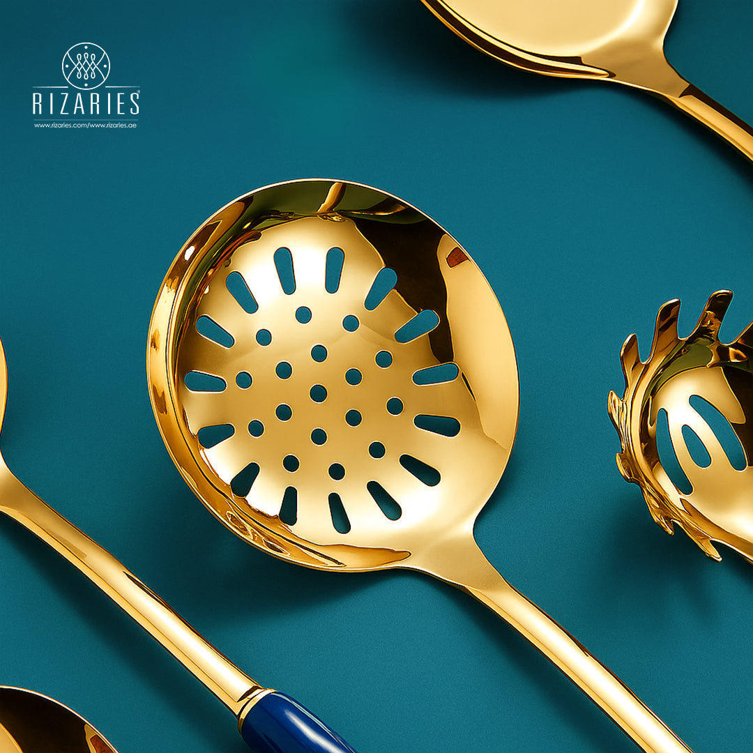 Serving Spoon Set with Stand