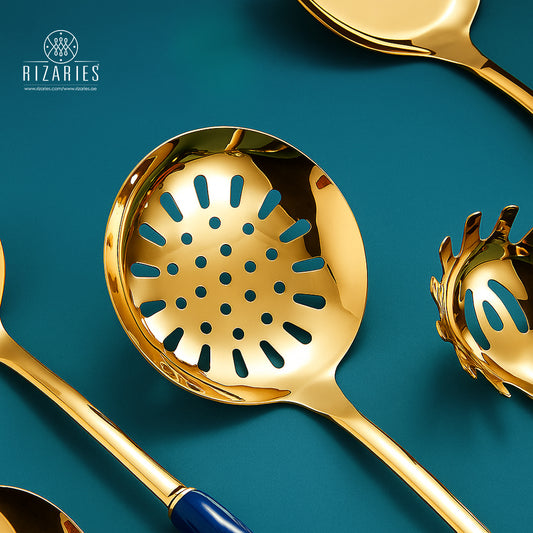 Serving Spoon Set with Stand