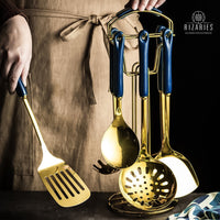 Serving Spoon Set with Stand