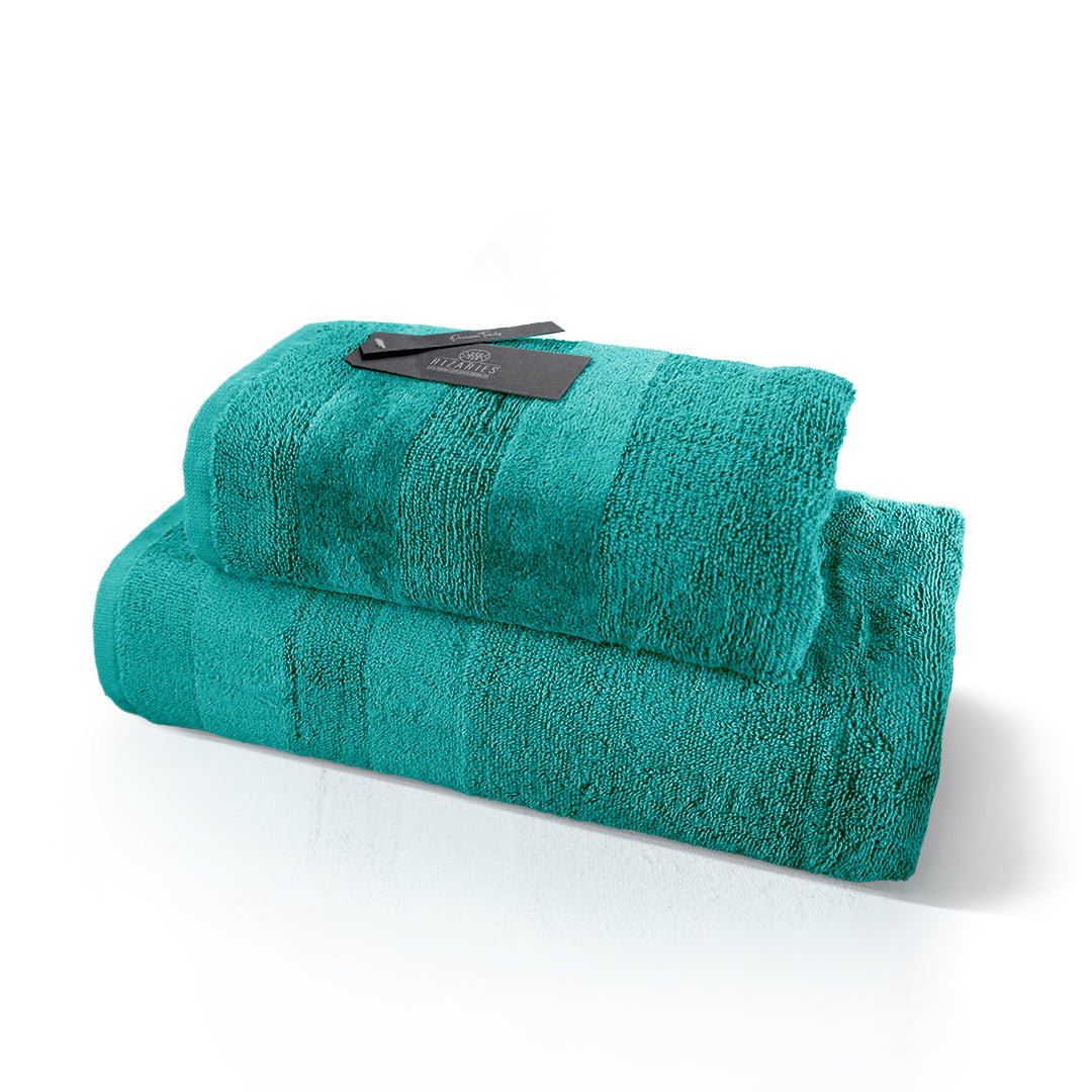 Velour Two Pieces Towel Set (Hand & Bath Towel Set)