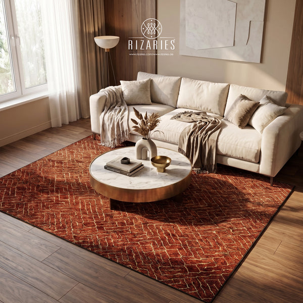 Terra Cotta Centerpiece (Rug)