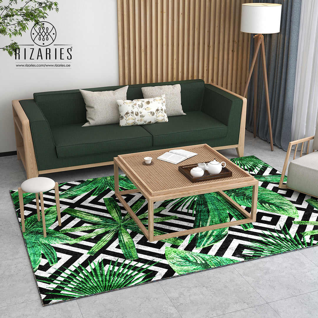 Tropical Geometric Centerpiece (Rug)