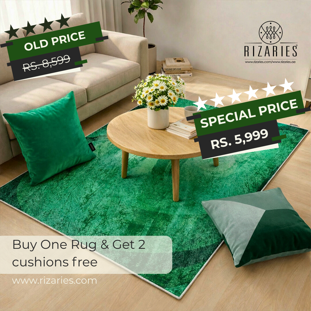 Shades of Green Cozy Living Set