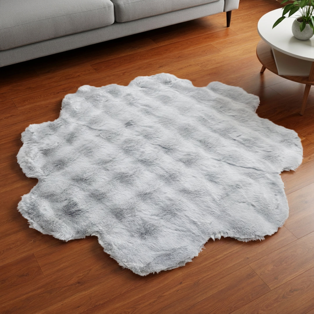 SuperSoft Box Style Fur Flower Mat