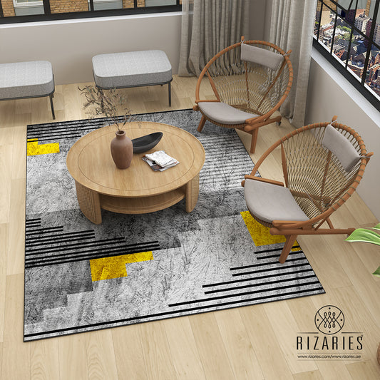Black Lines Centerpiece (Rug)