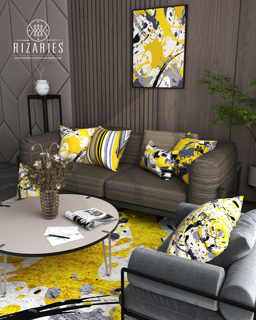 Yellow Grey Pattern Bundle of 8 (READ DESCRIPTION)