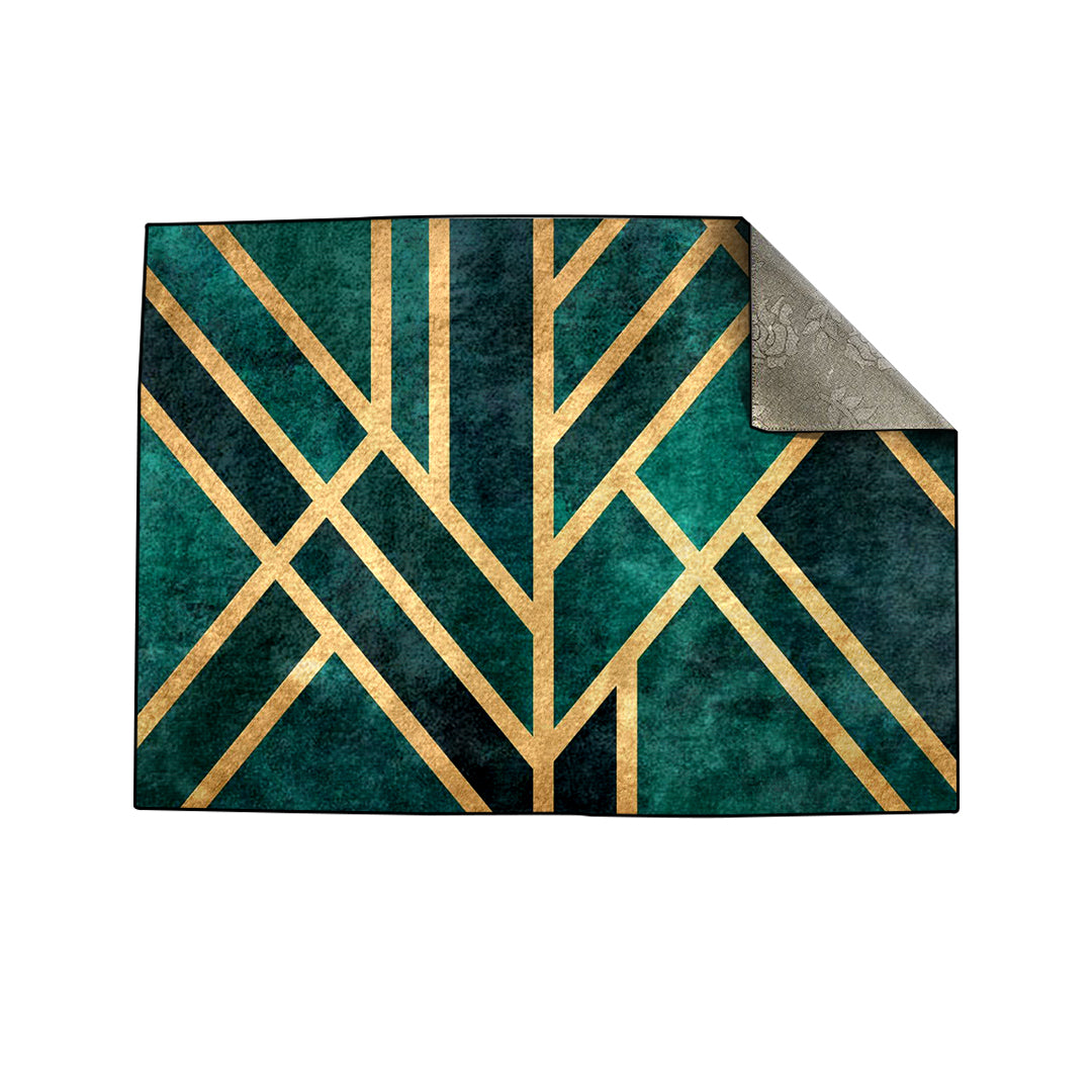 Emerald Art Deco Centerpiece (Rug)