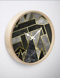Thumbnail for Grey Geometric Mosaic Wall Clock