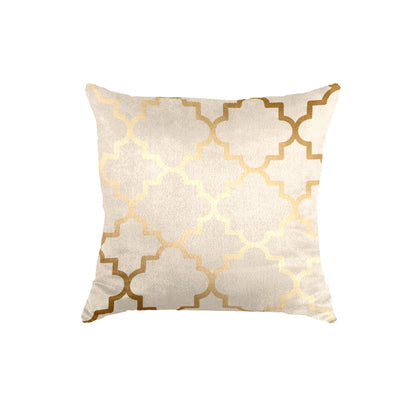 SuperSoft Beige Big Quatrefoil